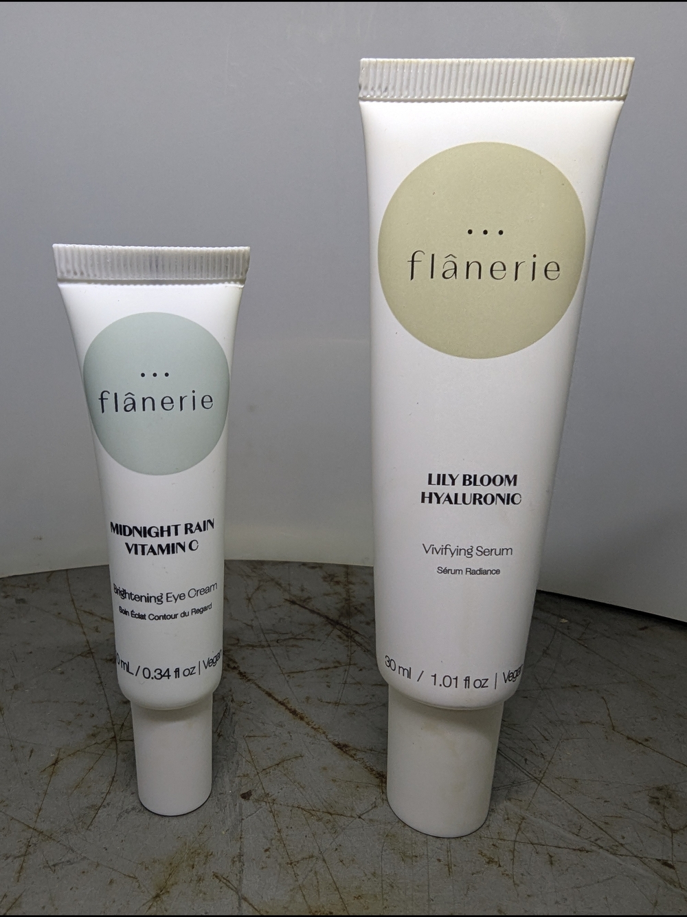 Flânerie Lily Bloom Hyaluronic Vivifying Serum + Midnight Rain Eye Cream